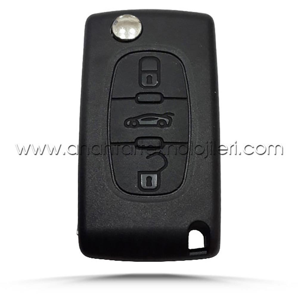 2010087 CITROEN C5 08+ 739170 Pcf7941 3 Buton Bagaj Açma Sustalı Üretim Kumanda - Görsel 1