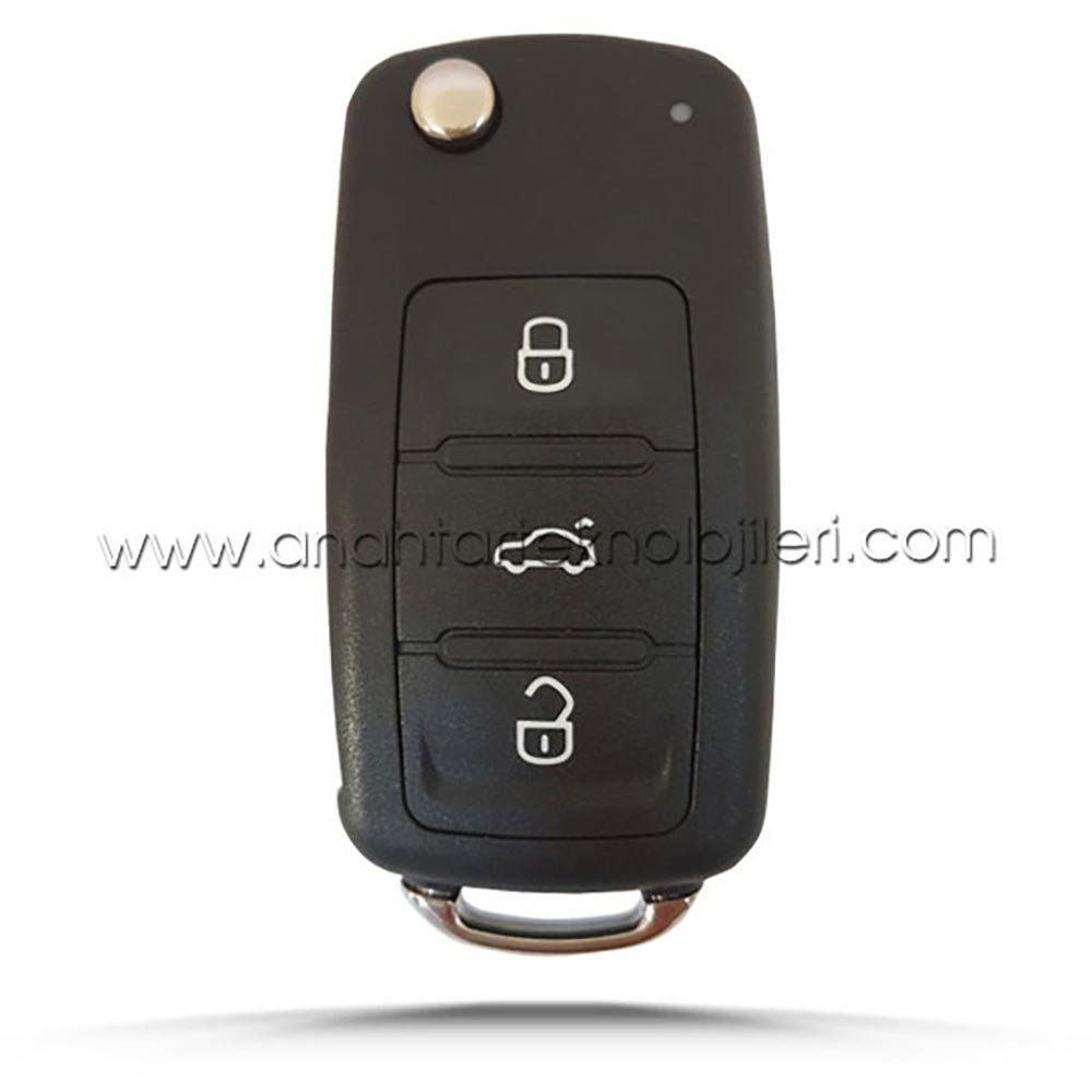 2010271 VOLKSWAGEN UDS Tip2 (5K0 837 202 AD) ID48 Üretim Kumanda - Görsel 1