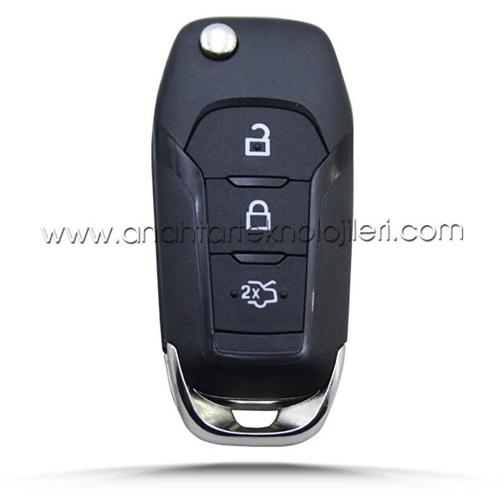 2010376 FORD Fiesta 17+ HitagPro 3 Buton Sustalı OEM Kumanda - Görsel 1