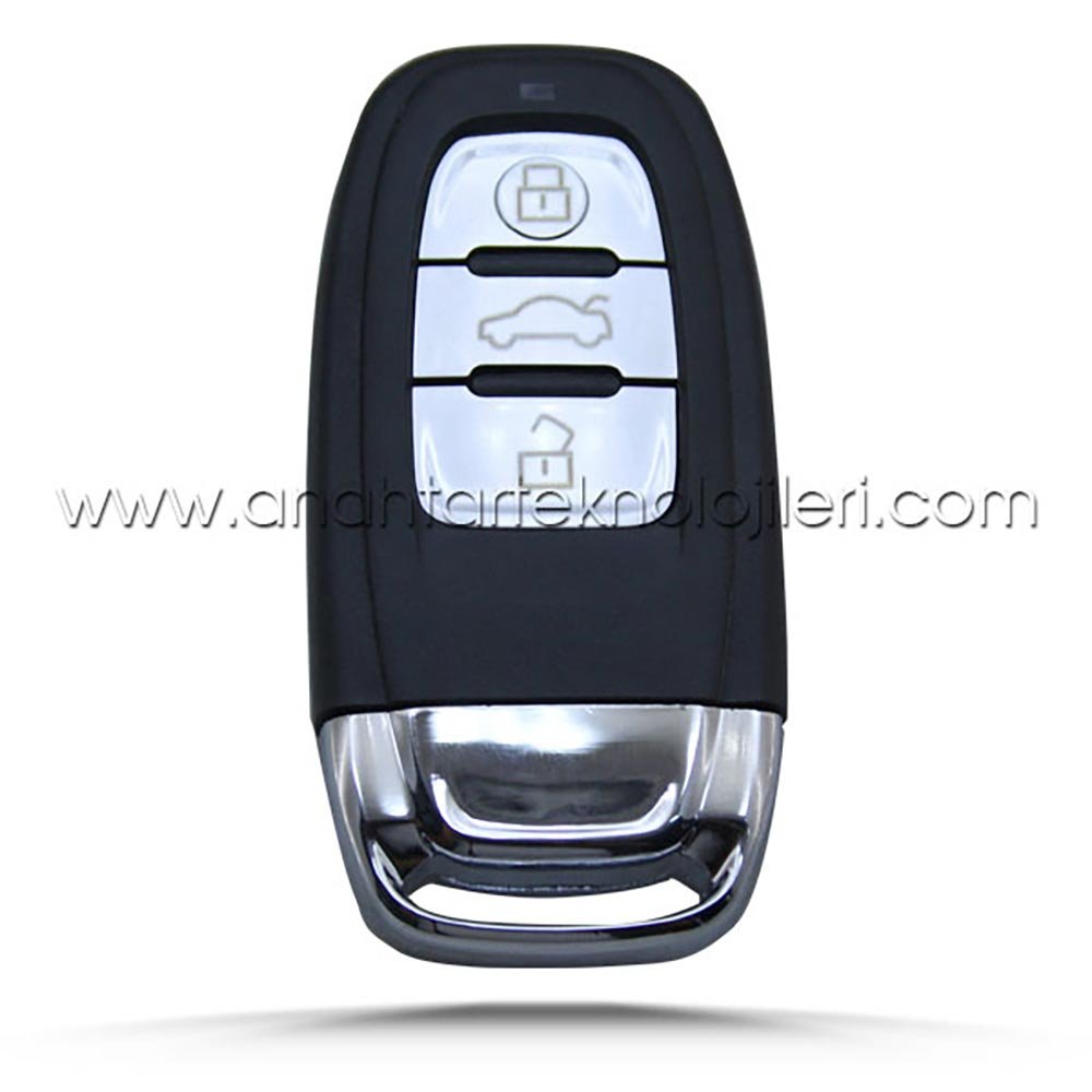 2010465 AUDI A4 868MHz Non-Kesy 3 Buton Smart Üretim Kumanda - Görsel 1