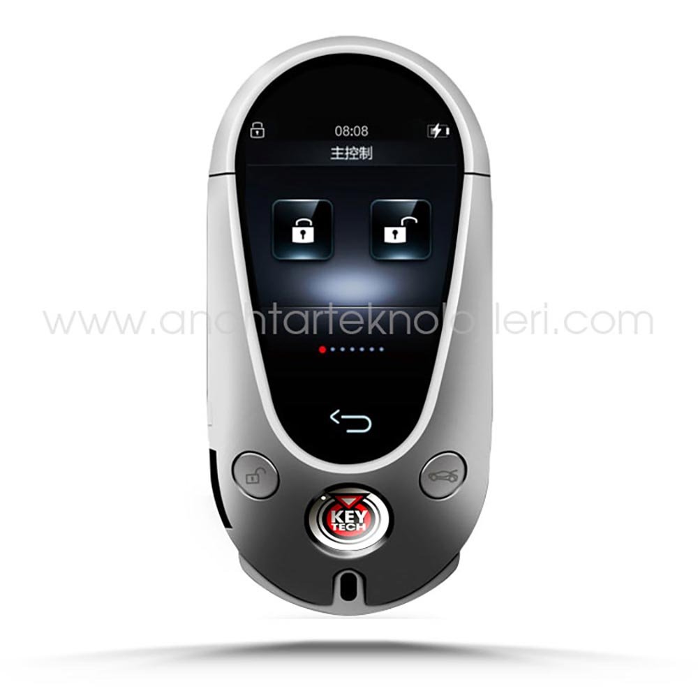 2010525 KAI KF700 Ekranlı Gümüş Kasa Smart Kumanda - Görsel 1