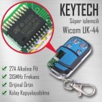 UNIVERSAL UK44 315MHz 4 Buton 1-2-3-4 Geniş İşlemcili Programlanabilir Sallama Akıllı Kumanda