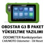 OBDSTAR G3 B Paket Odo Master Yükseltme Paketi - Car Odo, Motor Odo, Oil Reset Yazılımı