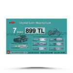 LISHI 7Parça Dekoderli Maymuncuk Seti