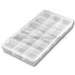 UNIVERSAL Çip Kutusu Küçük Boy 18 Gözlü Organizer 195x100x20