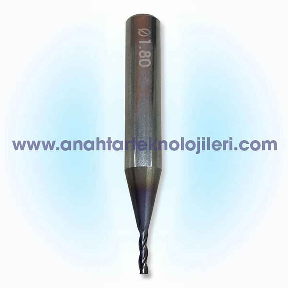 7010114 KEYTECH 1,80 Elmas Freze Uç Teknik Ekipman - Görsel 1