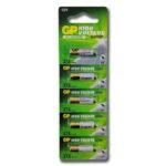 GP BATTERIES 27A 12V 5li Kart Alkalin High Voltage Pil Kumanda Oyuncak Tansiyon Aleti Pili